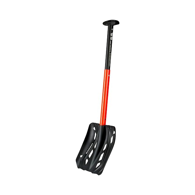 Pala de avalancha Mammut Alugator Light en naranja flúor
