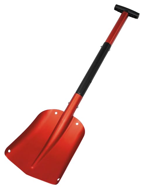 Pala de avalancha MFH Deluxe de aluminio, tres piezas con funda de transporte