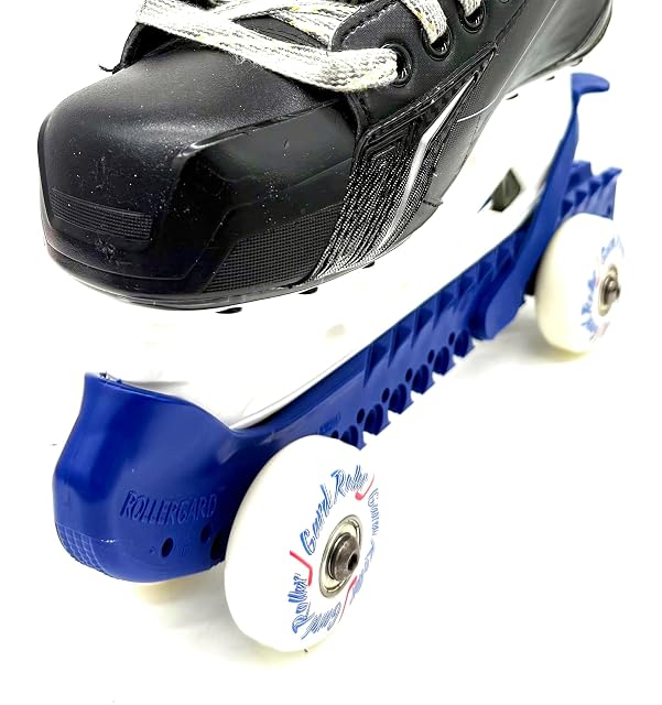 Protector de cuchilla con ruedas RollerGard azul