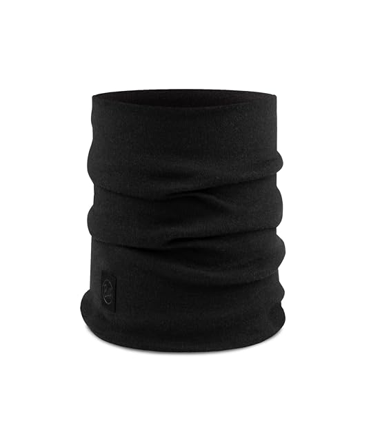 Braga de cuello Buff Merino negro liso