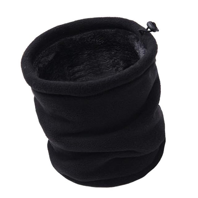 Tubo braga de cuello JOGVELO negro de forro polar
