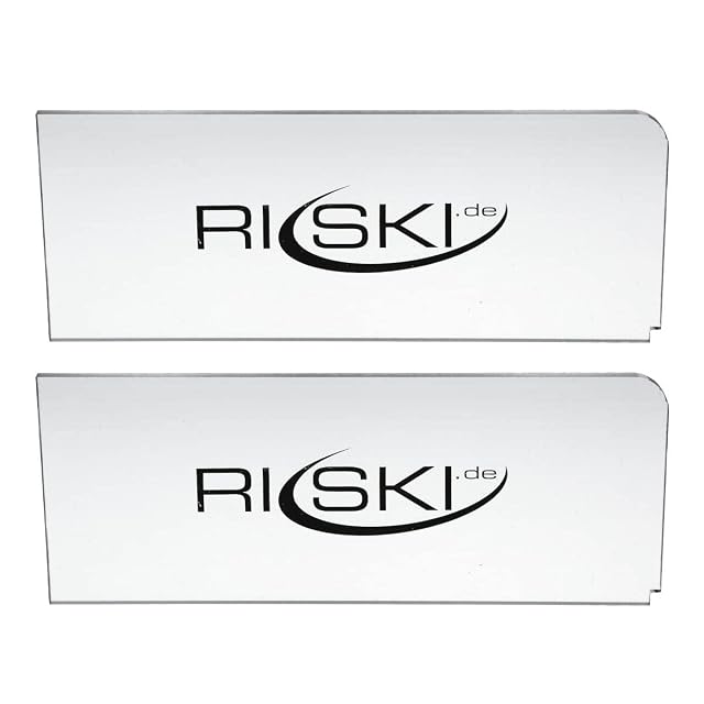Par de rasquetas de cera RiSki de plexi de 5 mm