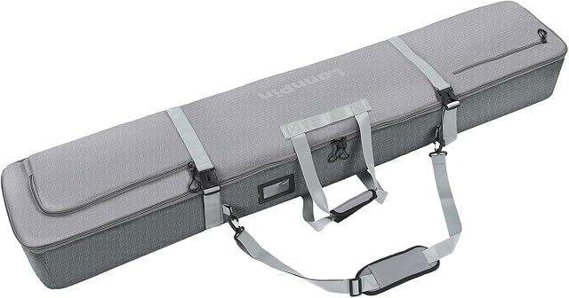 Funda de snowboard acolchada LannPin con tirantes y correas de compresión