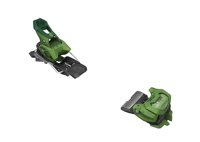 Fijación de esquí verde Tyrolia Attack 14 GripWalk con freno de 110 mm