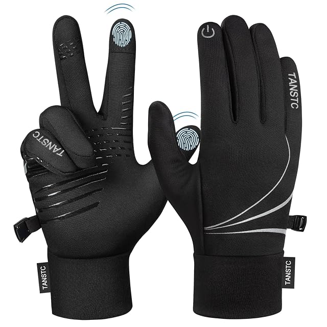 Guantes de invierno táctiles TANSTC negros