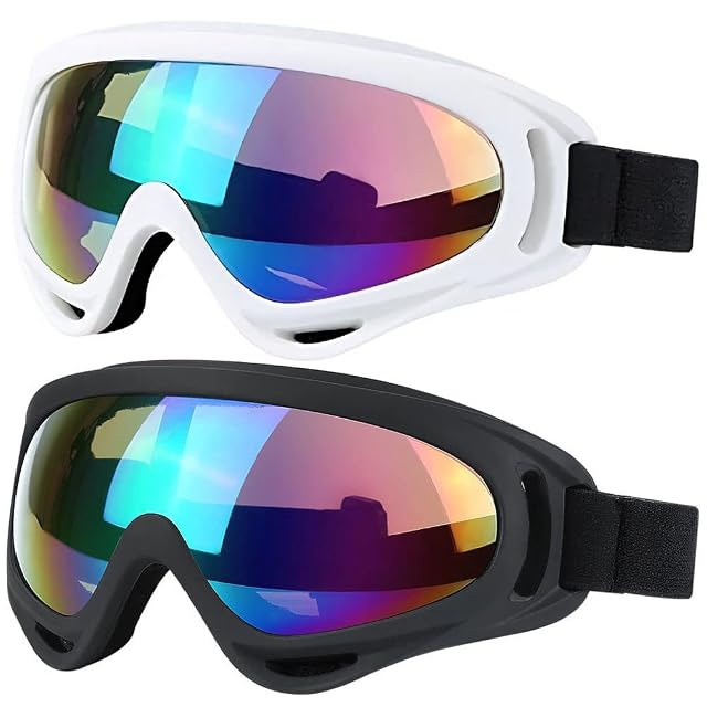 Pack de dos gafas de esquí SHYL~JIER de colores distintos