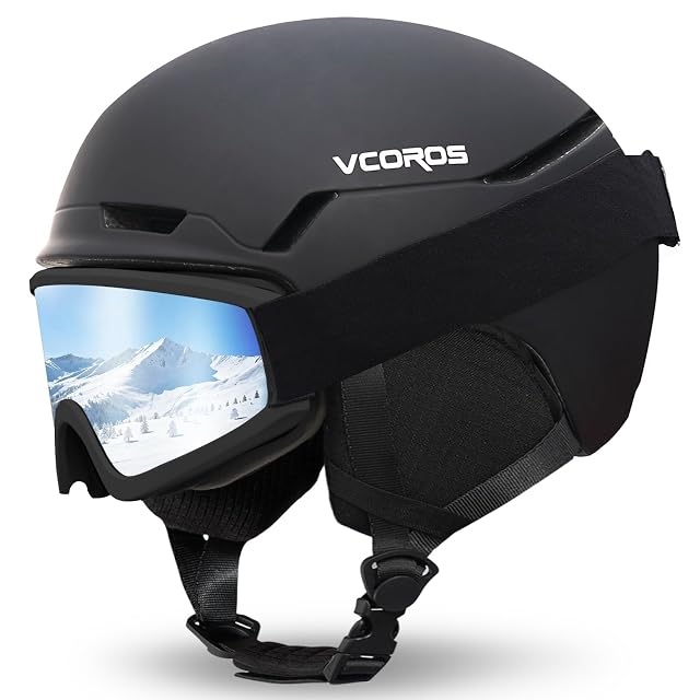 Casco de esquí VCOROS DXH-816 con sus gafas a juego