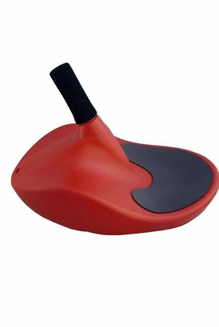 Trineo deslizador AlpenGaudi Zipfel de HDPE en rojo, 57 cm