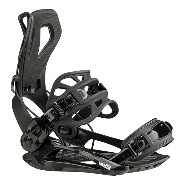 Fijación de snowboard Head RX One negra, talla Medium