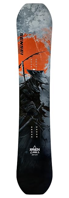 Tabla de snowboard Raven Pro Sensei Carbon, 150 cm, forma true twin