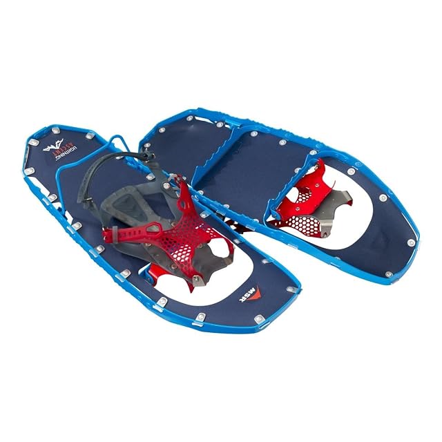 Raqueta de nieve MSR Lightning Ascent 22 de aluminio ultraligero, azul cobalto