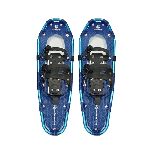 Raqueta de nieve de aluminio outdoorer SnowHiker con fijación de carraca, talla L