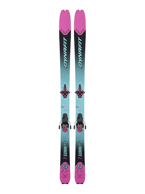 Esquí de travesía de mujer Dynafit W Seven Summits, 158 cm, en flamenco
